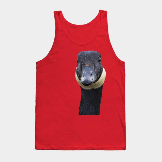 Canadian Goose Funny Portrait Tank Top by KathyG'sArt